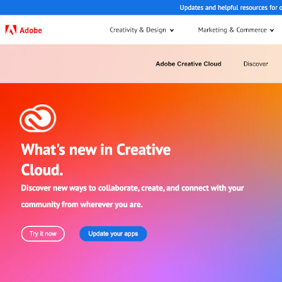 Adobe Creative Cloud Static Layout Preview